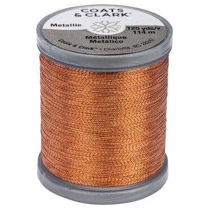 Coats & Clark Metallic Embroidery Thread (125 Yards) Copper (Metallic)