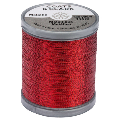 Coats & Clark Metallic Embroidery Thread (125 Yards) Ruby (Metallic)