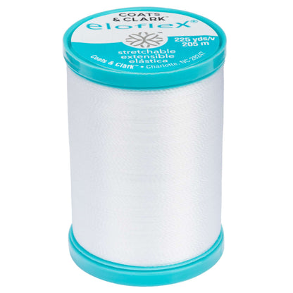 Coats & Clark Eloflex Stretchable Thread (225 Yards) White