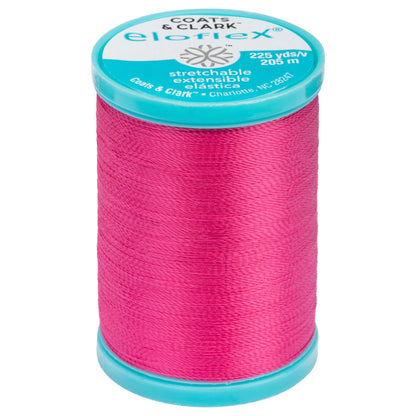 Coats & Clark Eloflex Stretchable Thread (225 Yards) Hot Pink