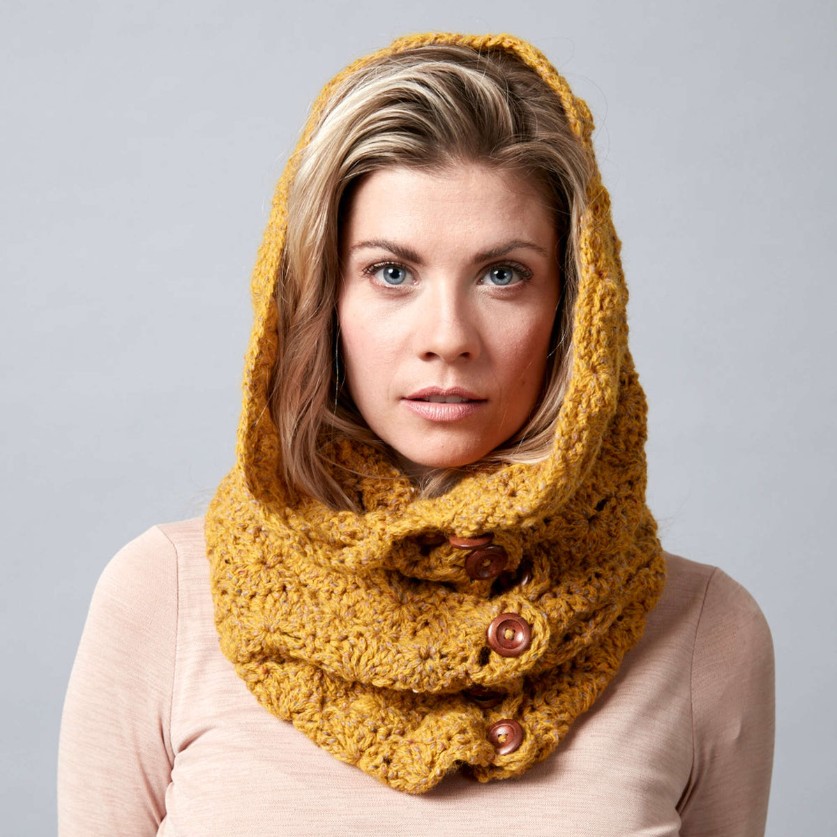 Crochet Cowl made in Sugar Bush Canoe yarn