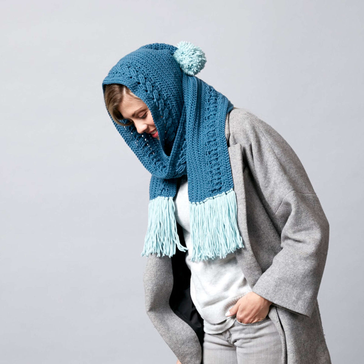 Crochet Scarf made in Sugar Bush Bold yarn