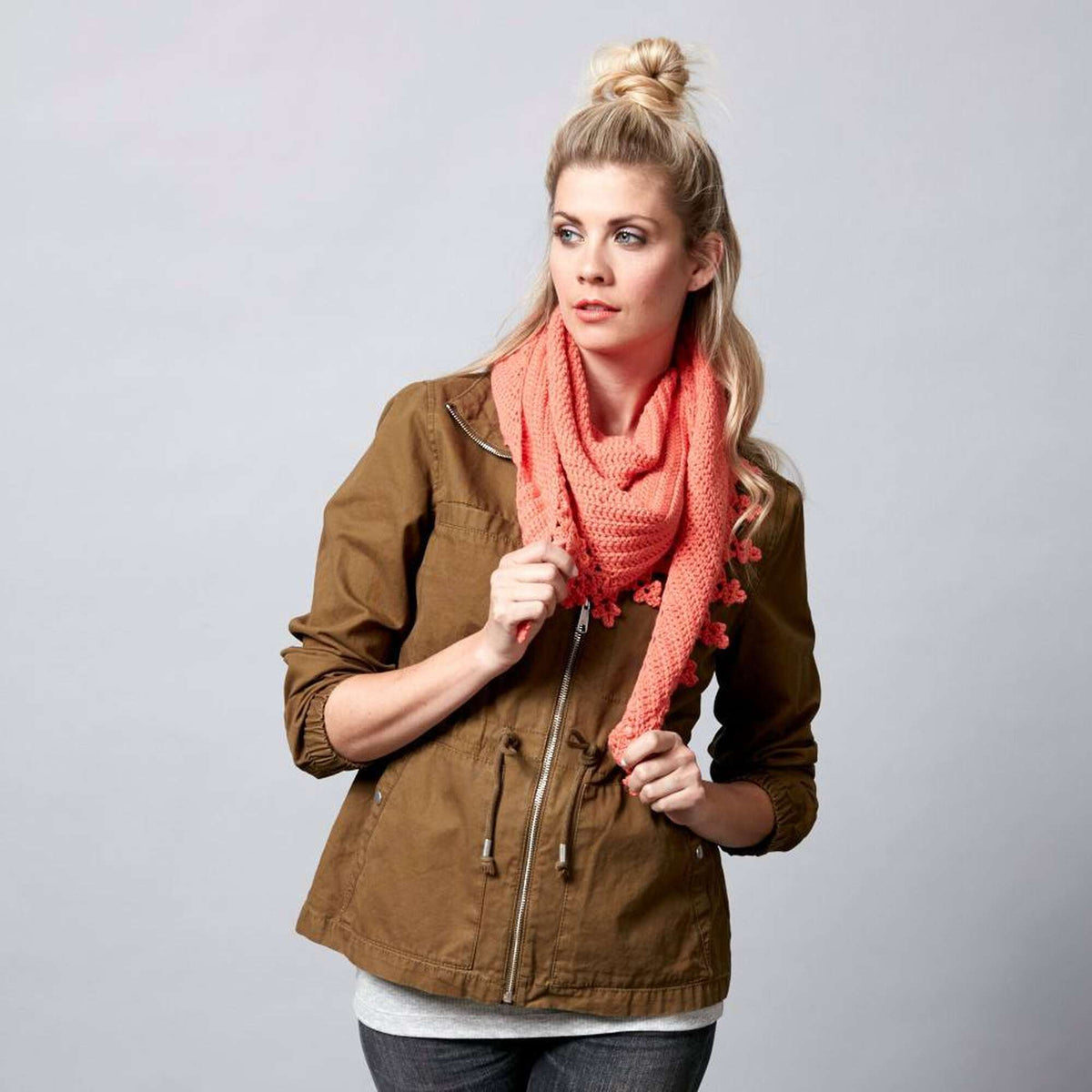 Crochet Shawl made in Sugar Bush Itty-Bitty yarn