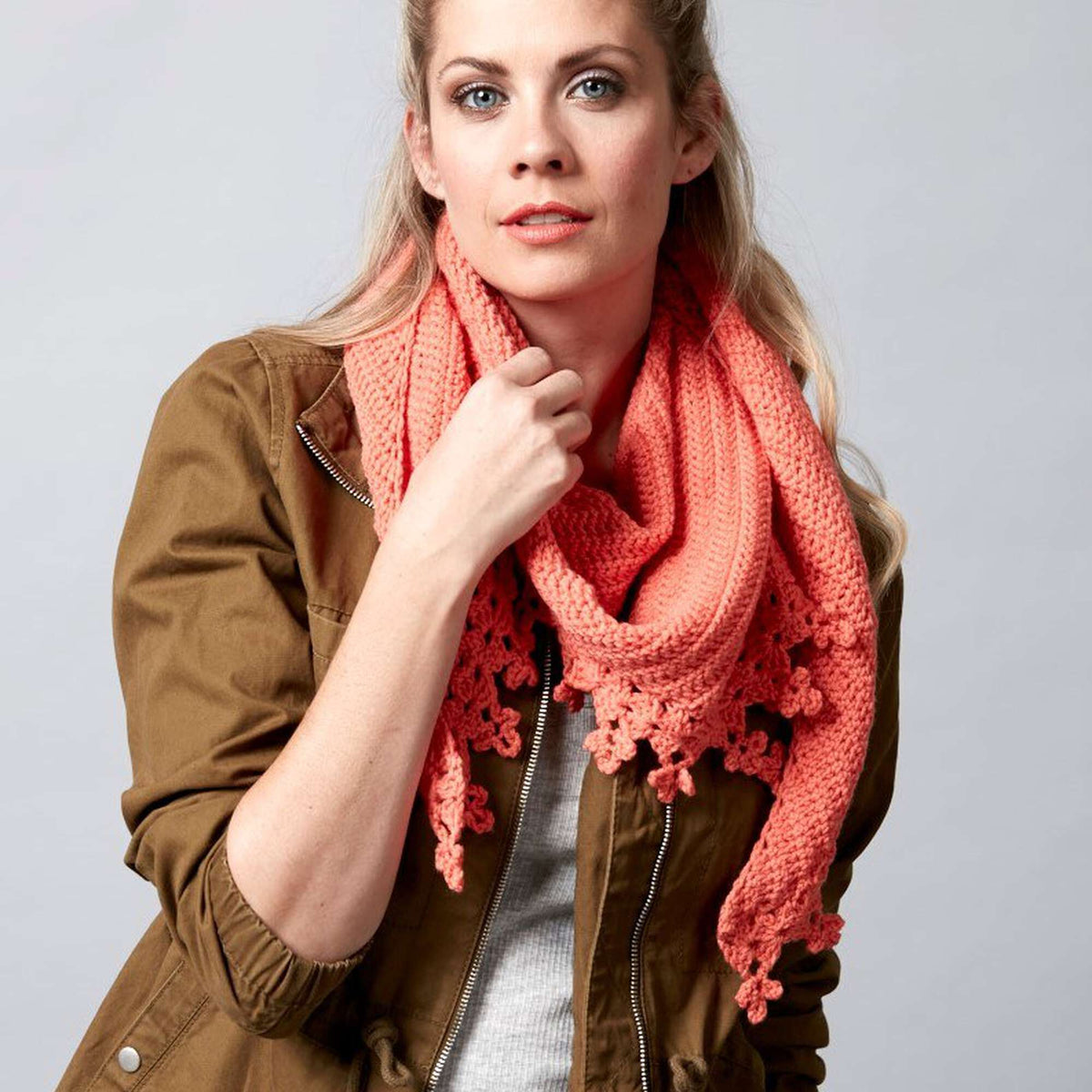 Crochet Shawl made in Sugar Bush Itty-Bitty yarn