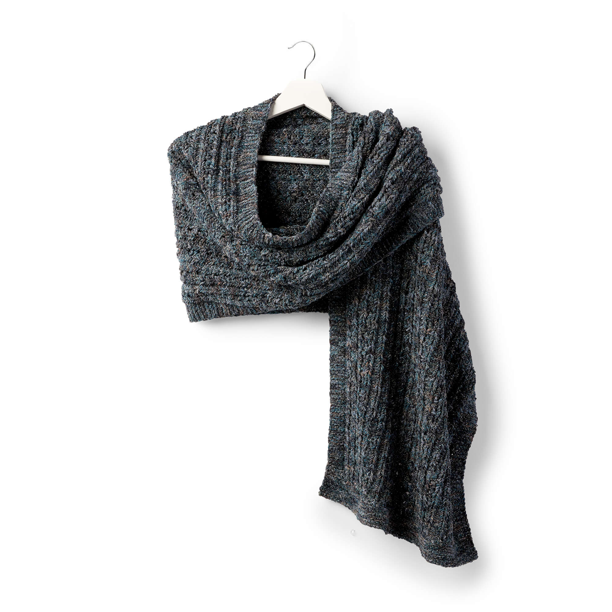 Free Easy Sugar Bush Cuddle Wrap Knitting Pattern | Yarnspirations