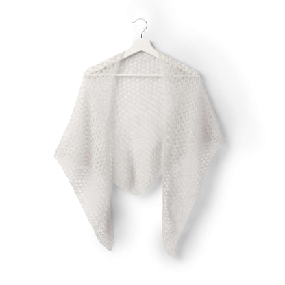 Sugar Bush Showery Knit Shawl Knit Shawl made in Sugar Bush Drizzle yarn