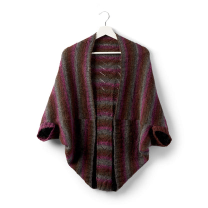 Sugar Bush Beyond Treetops Knit Shrug Knit Shawl made in Sugar Bush Motley yarn