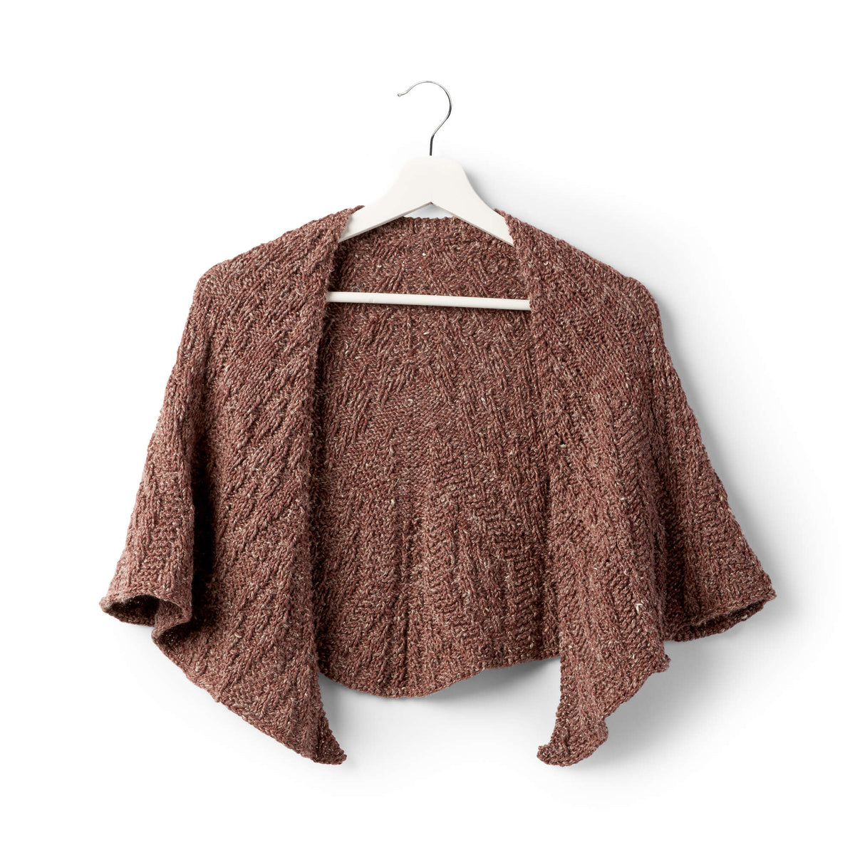 Knit Shawl made in Sugar Bush Shanty yarn