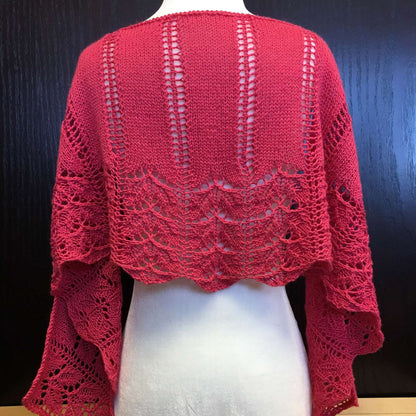 Sugar Bush Knit Winding Trail Shawl Knit Shawl made in Sugar Bush Nanaimo yarn