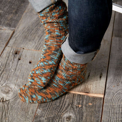 Sugar Bush Knit Twinkle Your Toes Knit Sock made in Sugar Bush Itty-Bitty yarn