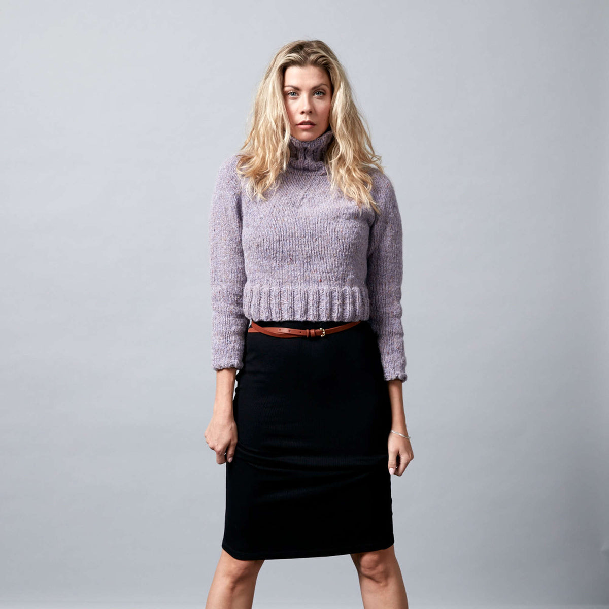 Knit Sweater made in Sugar Bush Canoe yarn