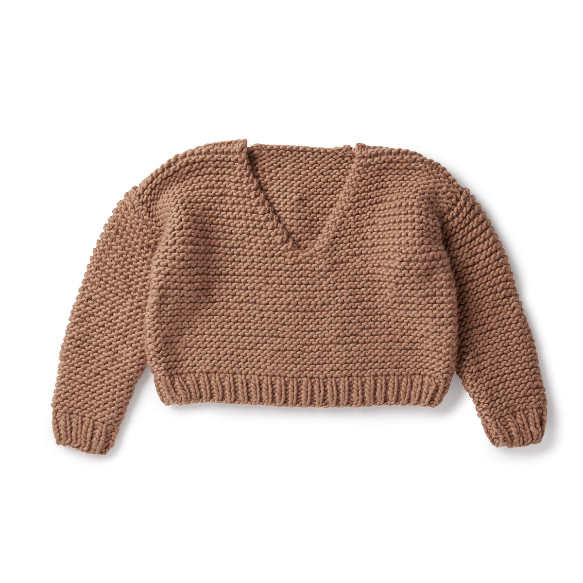 Knit Sweater made in Sugar Bush Chill yarn