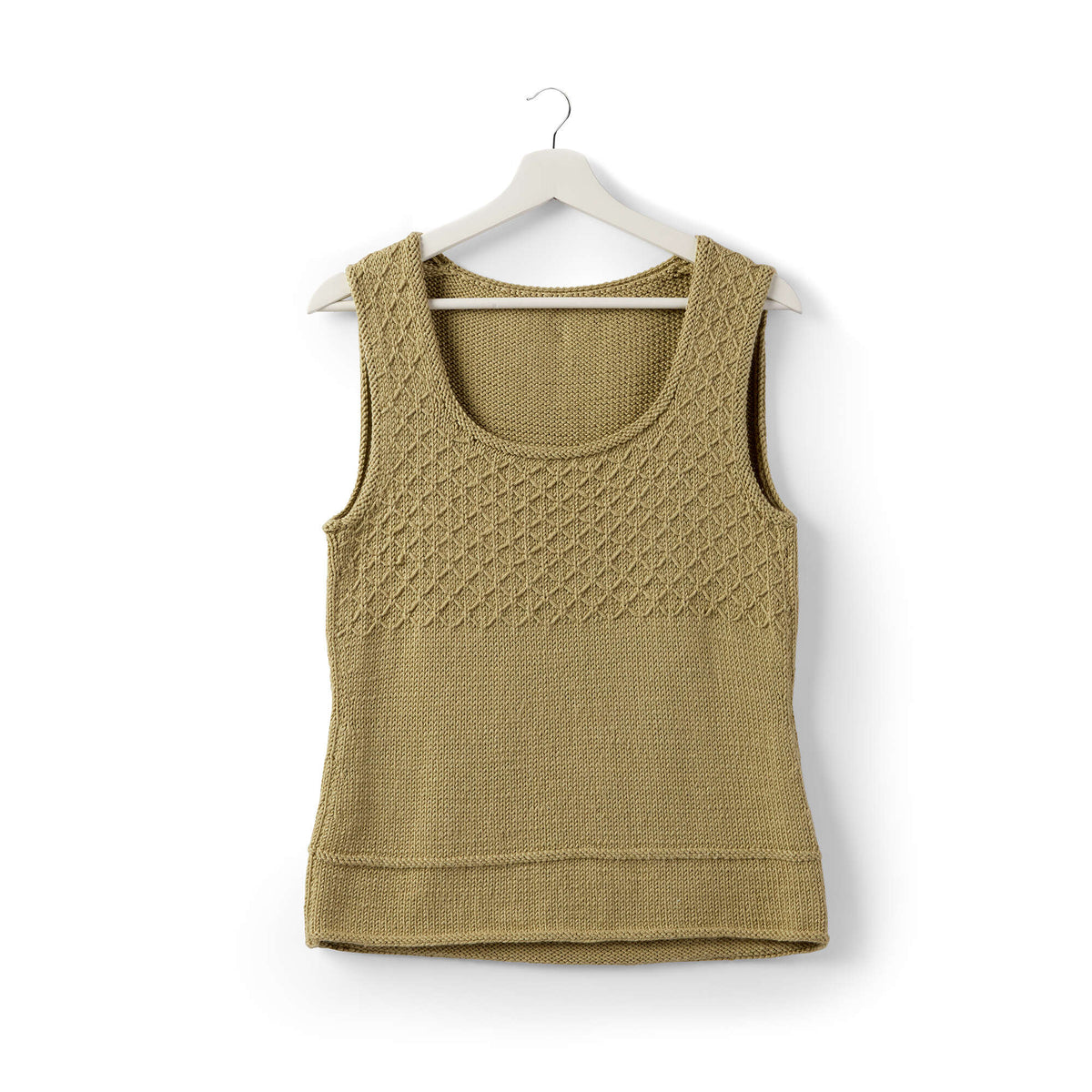 Knit Tank Top made in Sugar Bush Bliss yarn