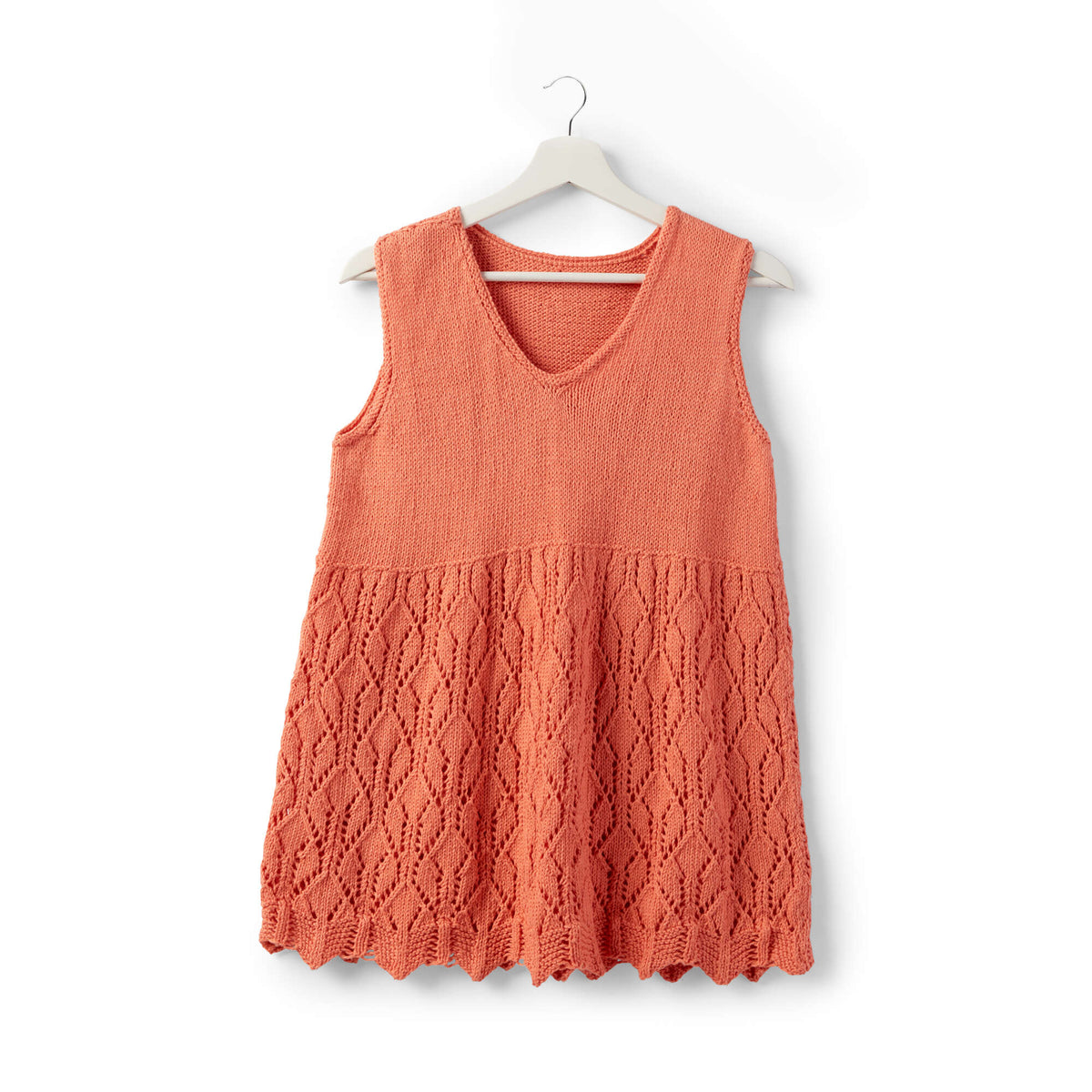 Knit Tunic made in Sugar Bush Cabot yarn