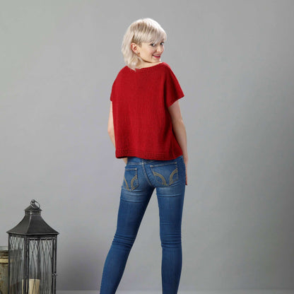 Sugar Bush Easy Breezy Tee Knit Top made in Sugar Bush Nanaimo yarn