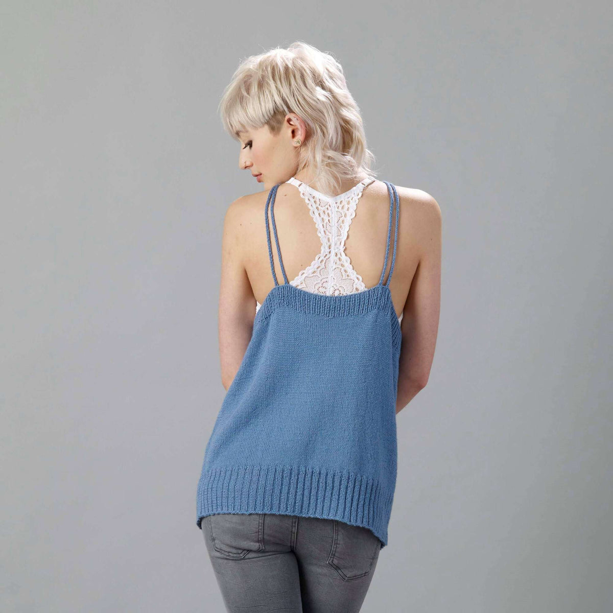 Knit Top made in Sugar Bush Nanaimo yarn