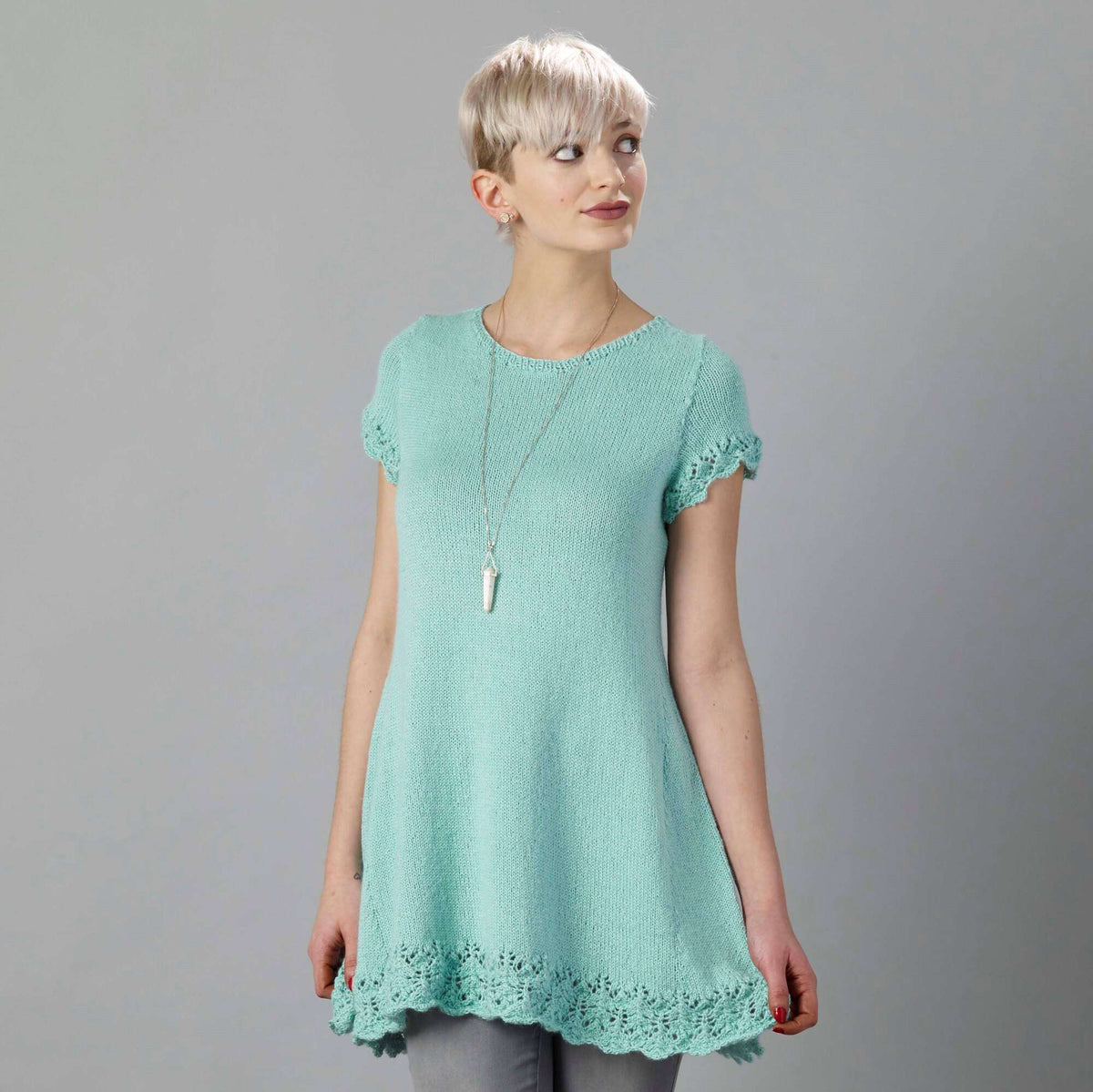 Knit Top made in Sugar Bush Nanaimo yarn