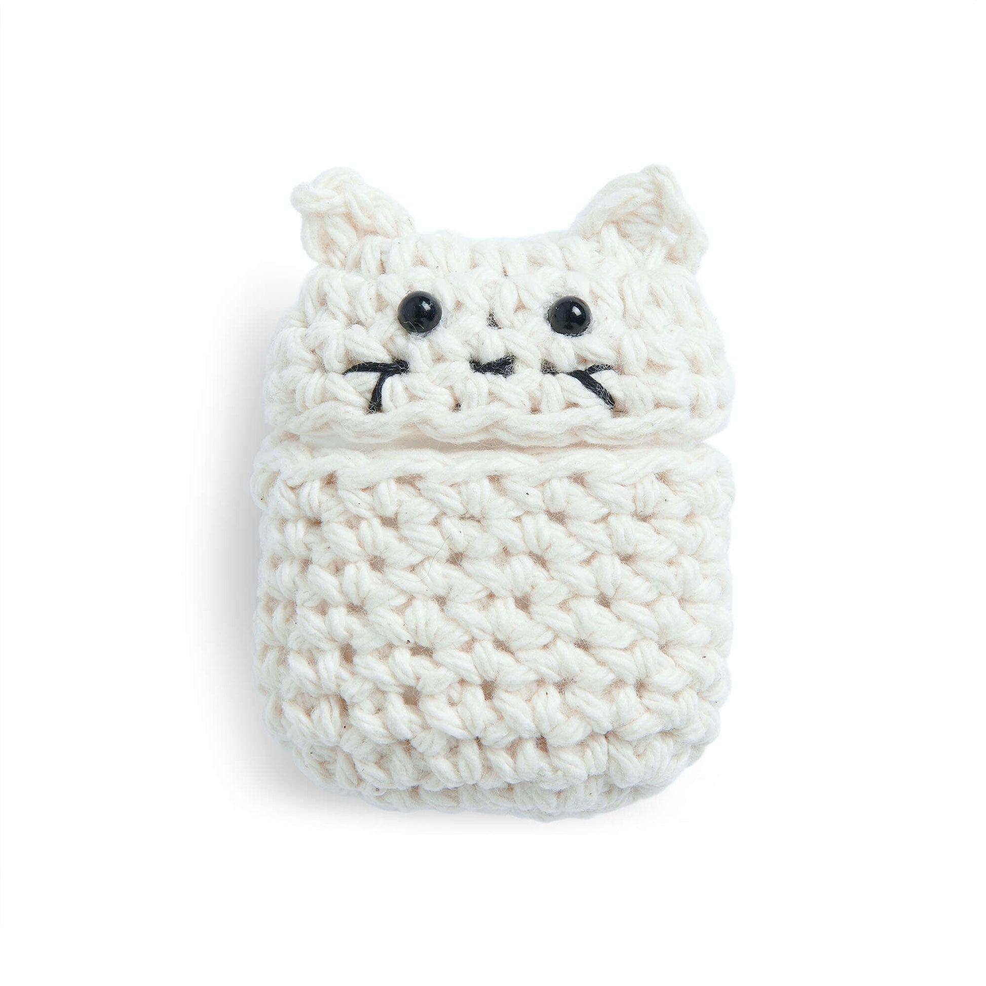 Lily Kitty Cat Crochet Earbud Case