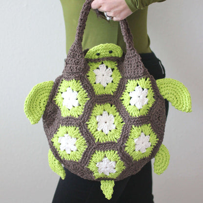 Lily Sugar'n Cream Crochet Sea Turtle Tote Bag Single Size
