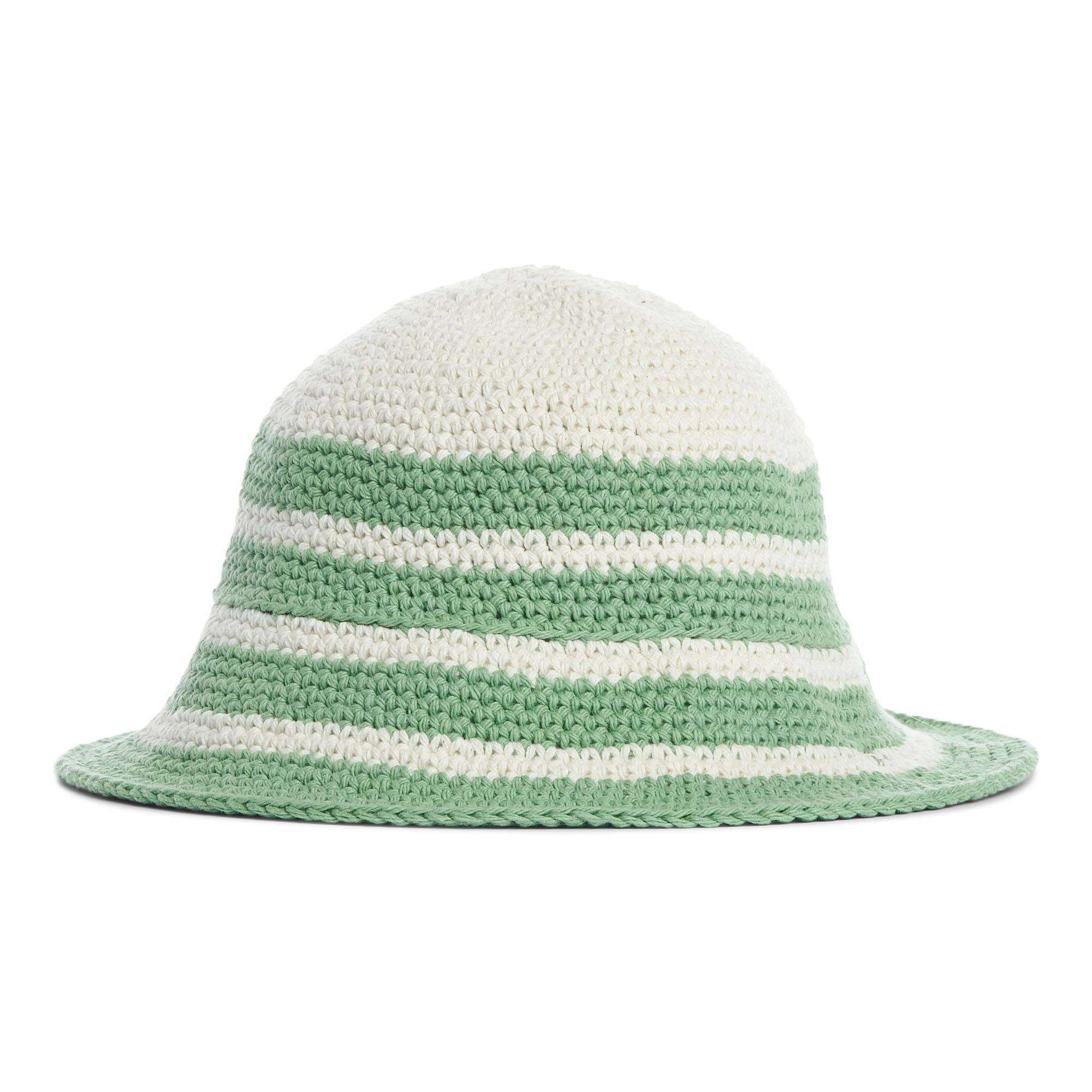 Free Easy Lily Summer Stripes Bucket Hat Crochet Pattern