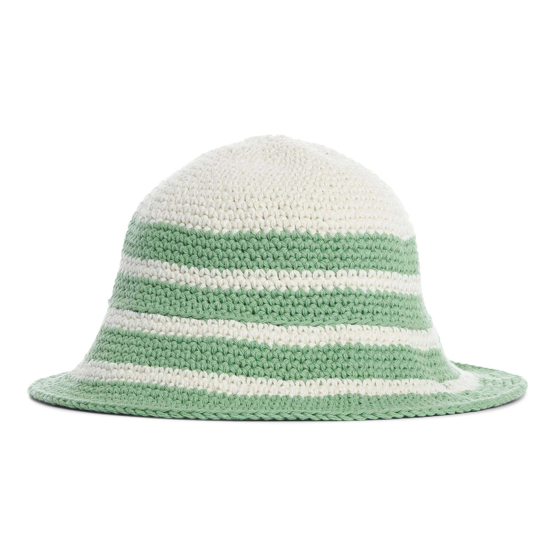 Free Easy Lily Summer Stripes Bucket Hat Crochet Pattern