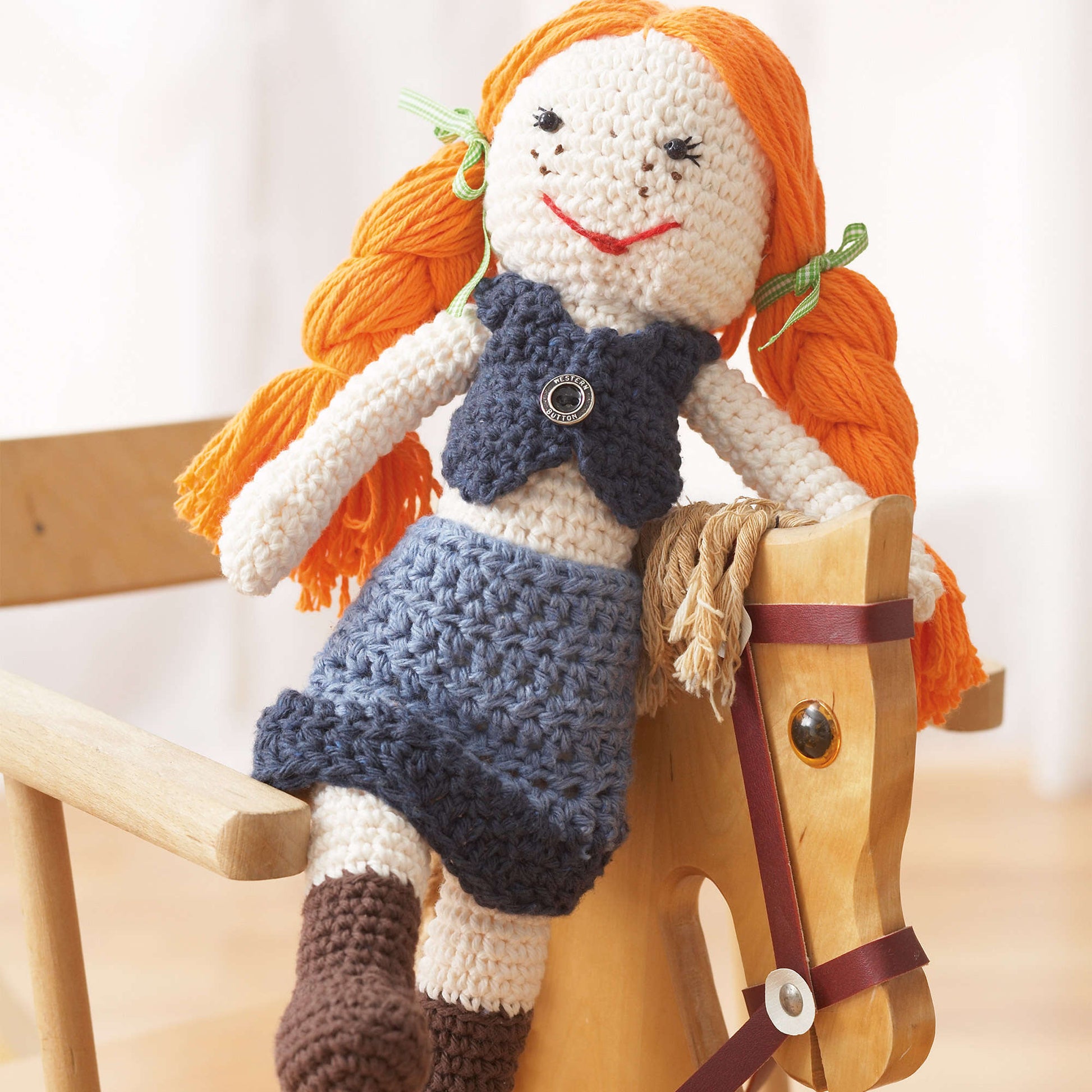Free Lily Sugar'n Cream Denim Doll Crochet Pattern