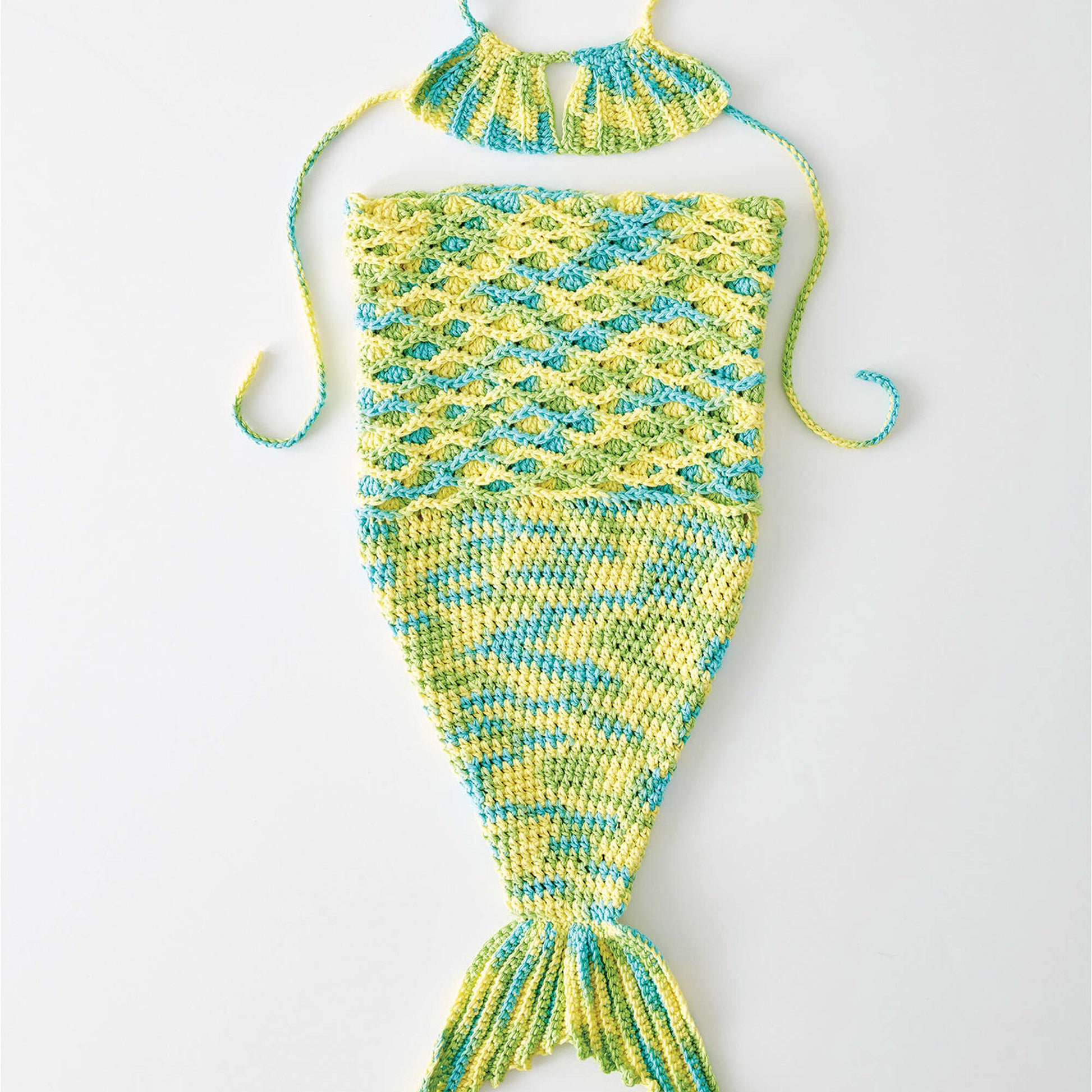 Free Lily Sugar'n Cream Tiny Mermaid Crochet Costume Pattern