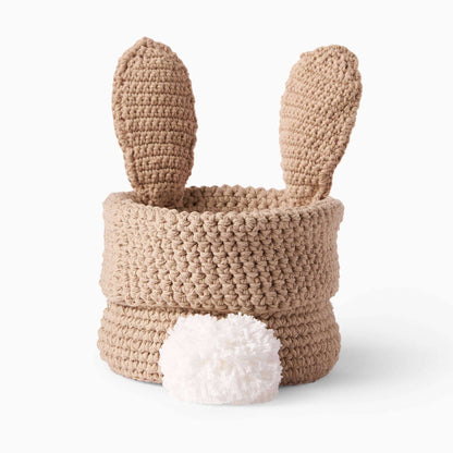 Lily Sugar'n Cream Hoppy Easter Crochet Bunny Basket Single Size