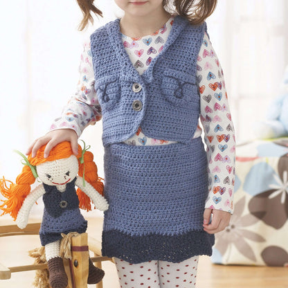 Lily Sugar'n Cream Denim Skirt & Vest Skirt