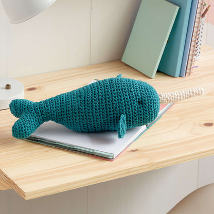 Lily Sugar'n Cream Ned the Narwhal Crochet Toy Single Size