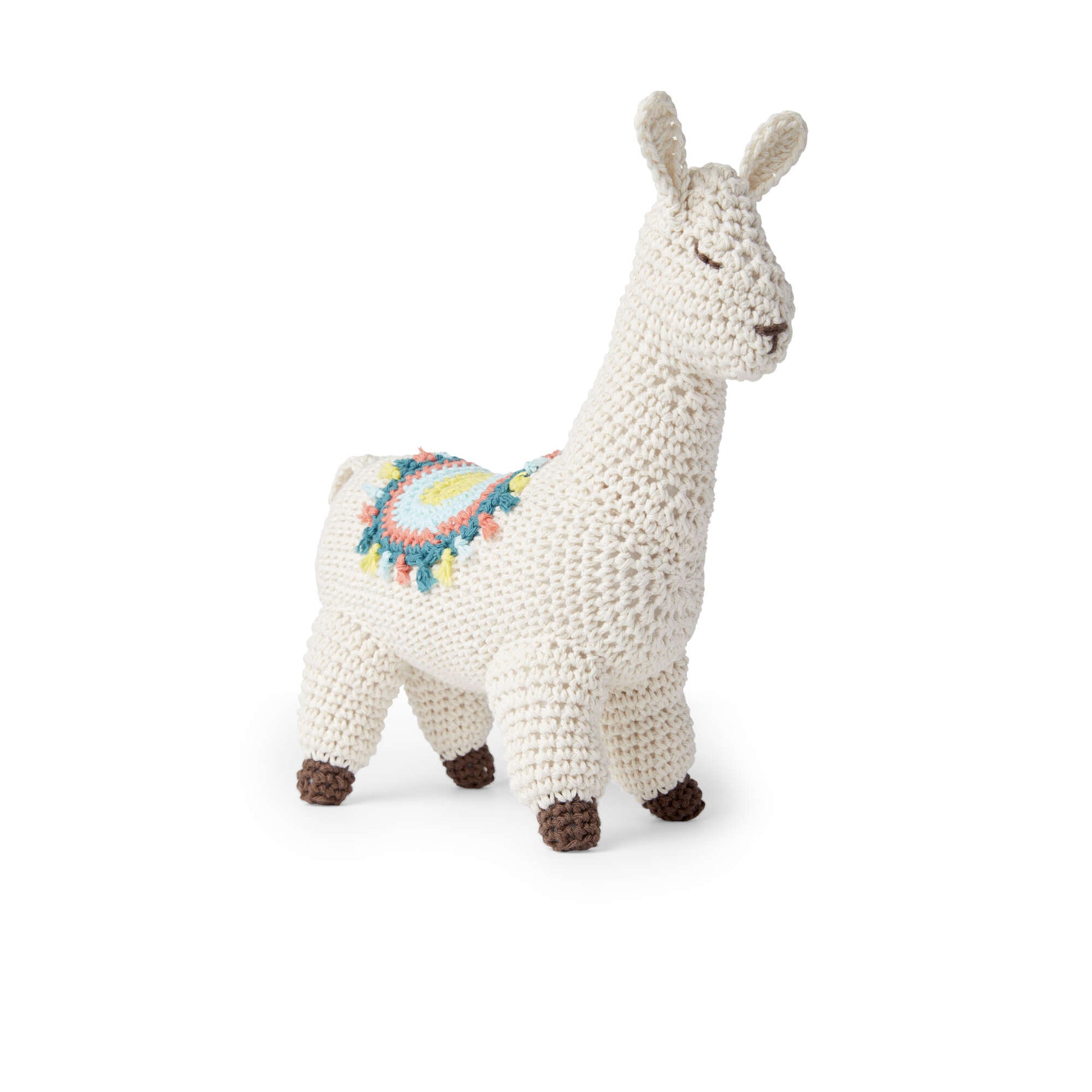 Lily Sugar'n Cream Lluna the Llama Crochet Toy Single Size