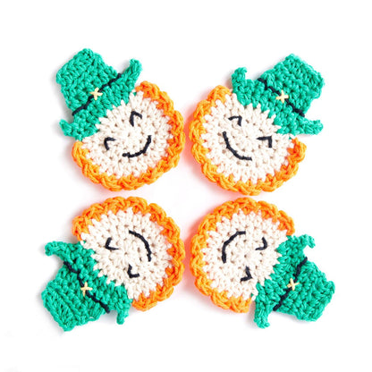 Lily Sugar'n Cream Luck of the Irish Crochet Coasters Single Size