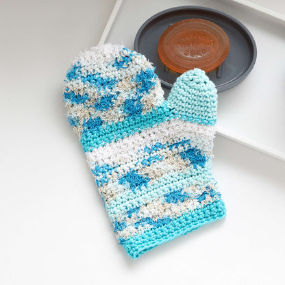 Lily Sugar'n Cream Scrub Clean Crochet Bath Mitt Single Size