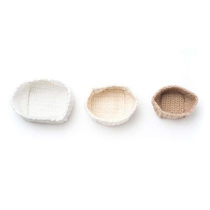 Lily Sugar'n Cream Mini Square Baskets Crochet Single Size