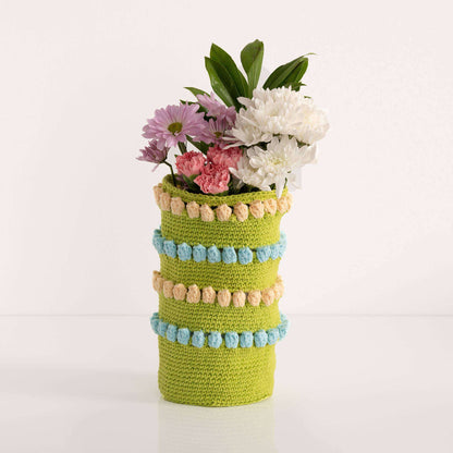 Lily Crochet Tulip Basket Crochet Basket made in Lily Sugar'n Cream The Original yarn