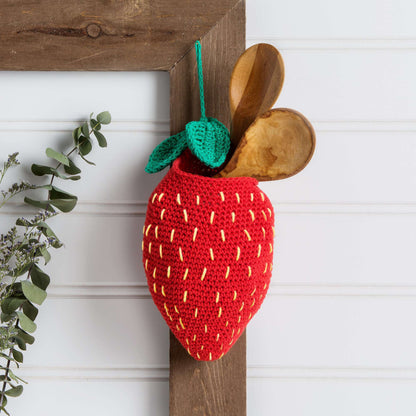 Lily Sugar'n Cream Berry Best Crochet Hanging Basket Single Size