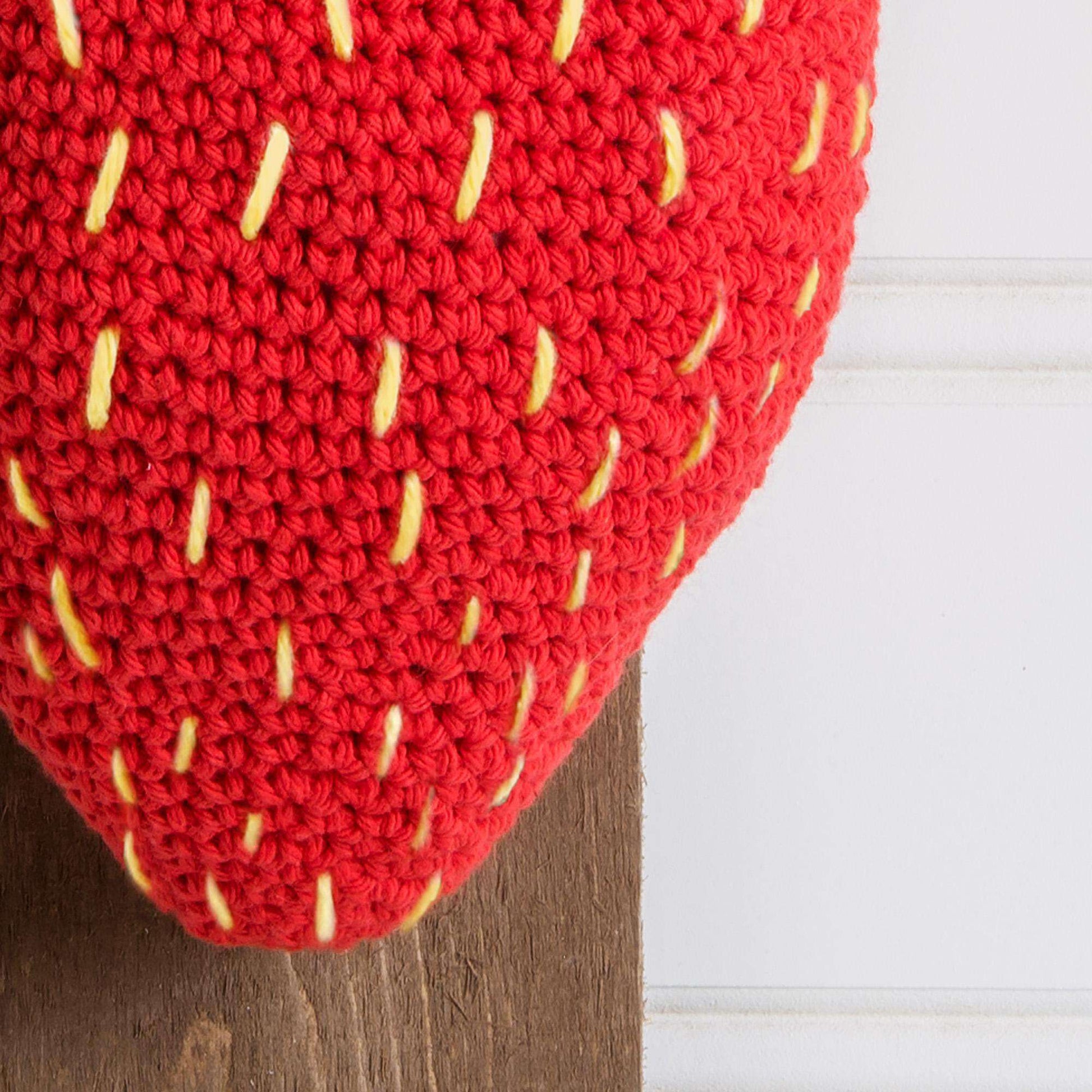 Free Lily Sugar'n Cream Berry Best Crochet Hanging Basket Pattern