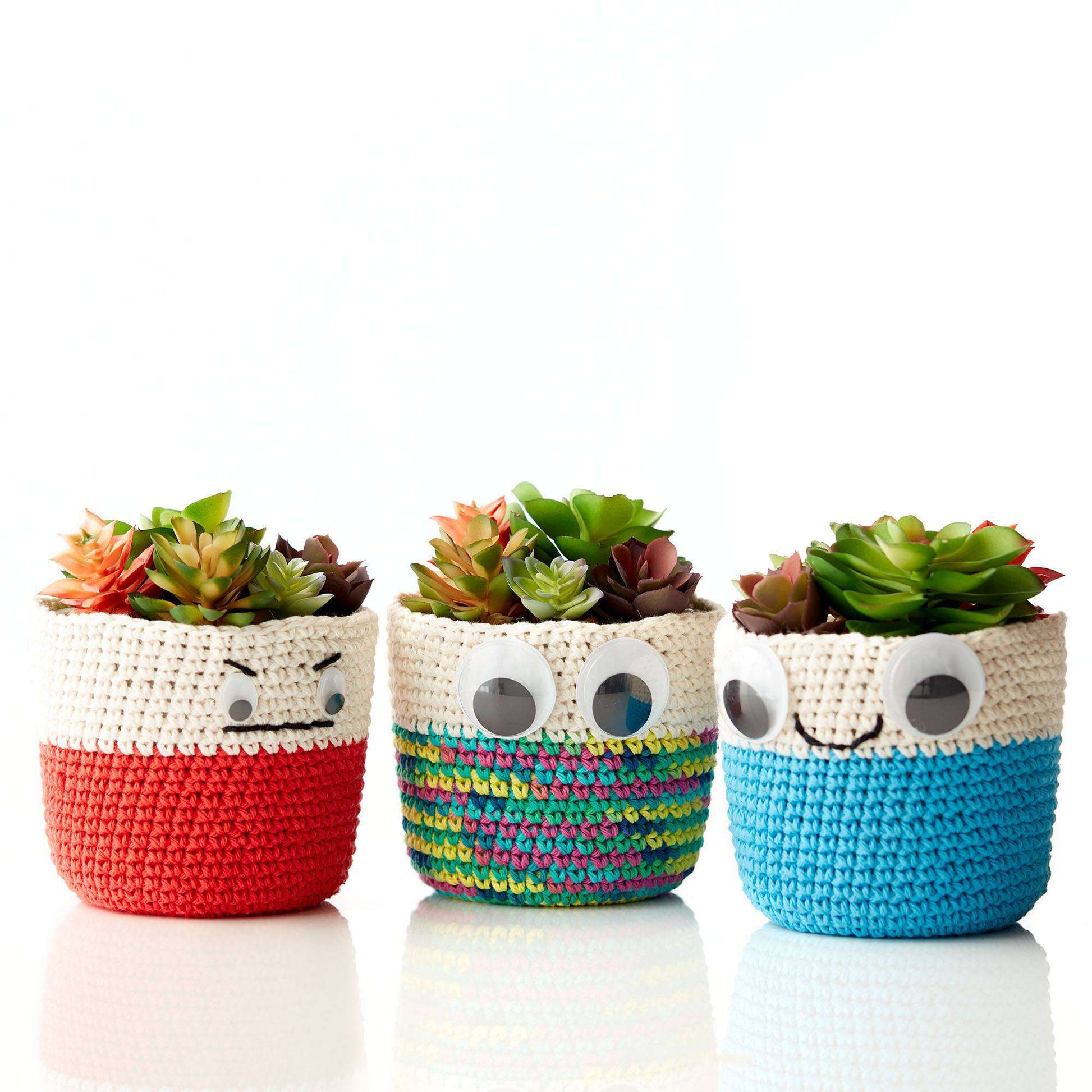 Free Lily Crochet Plant Basket Buddies Pattern