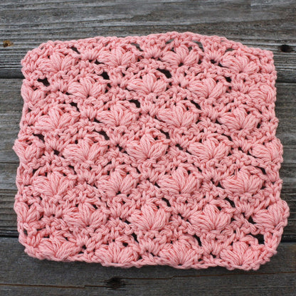 Lily Sugar'n Cream Flowers Dishcloth Crochet Tea Rose