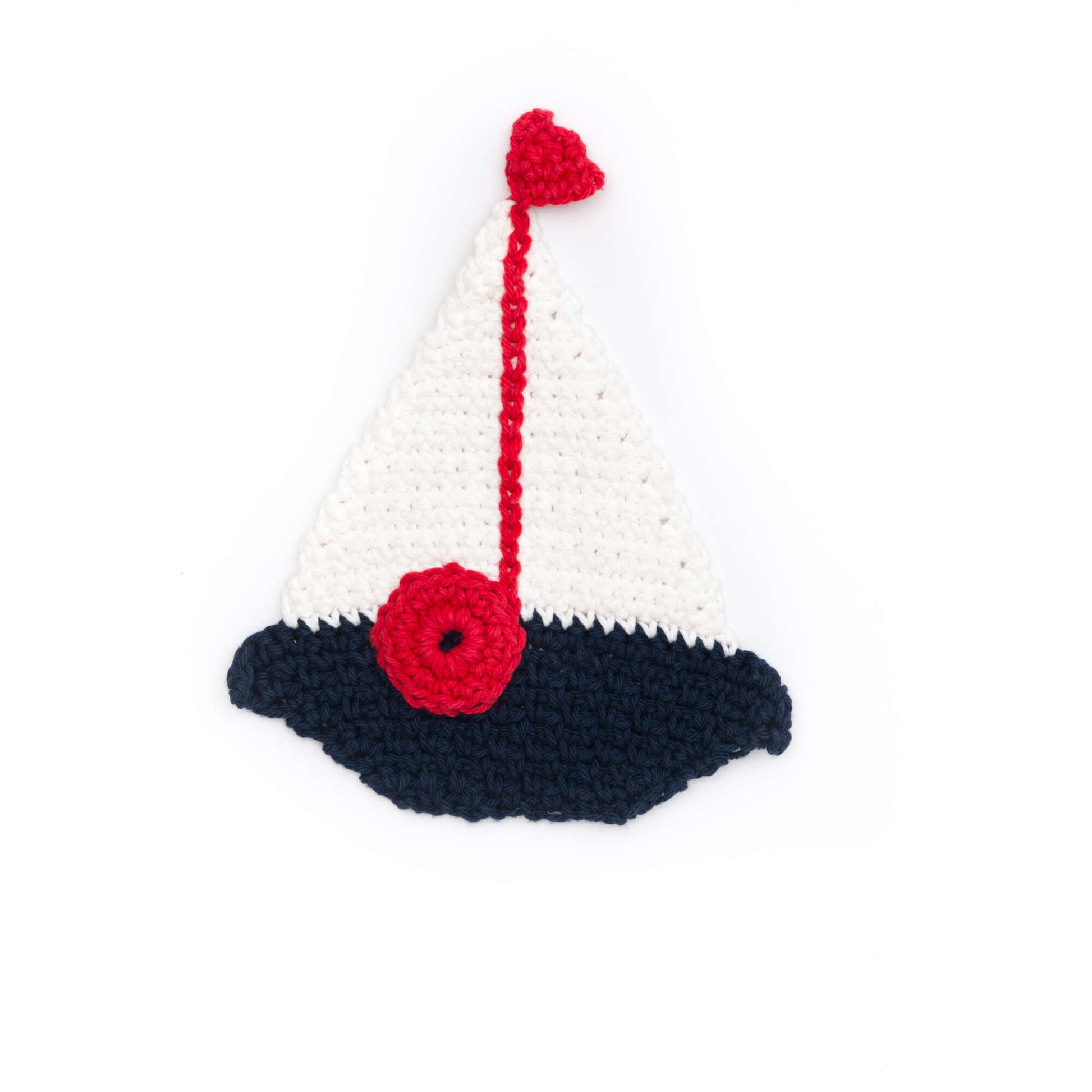 Free Lily Sugar'n Cream Sailboat Dishcloth Crochet Pattern