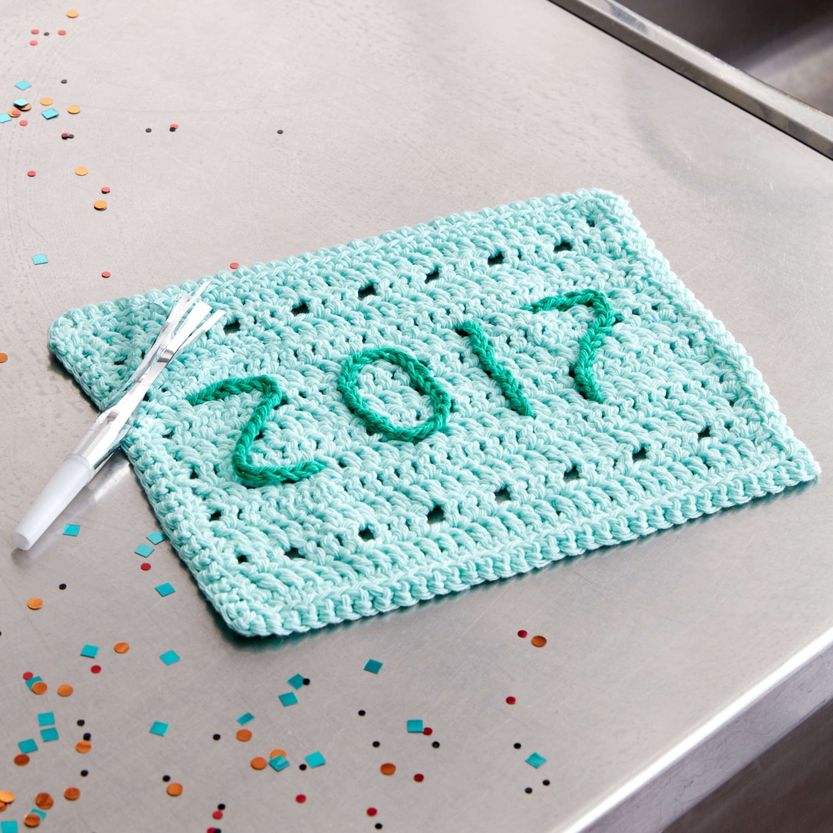 Lily Sugar'n Cream 2017 Crochet Dishcloth Yarnspirations
