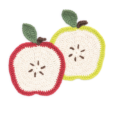 Lily Sugar'n Cream Apple a Day Dishcloth Crochet Single Size