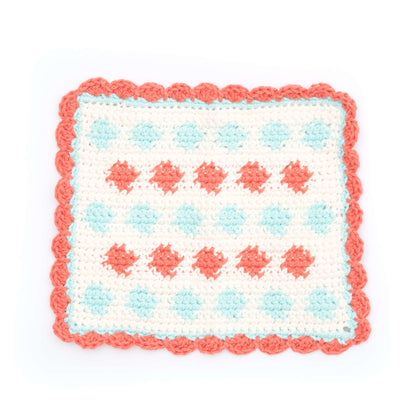 Lily Sugar'n Cream Polka Dot Dishcloth Single Size