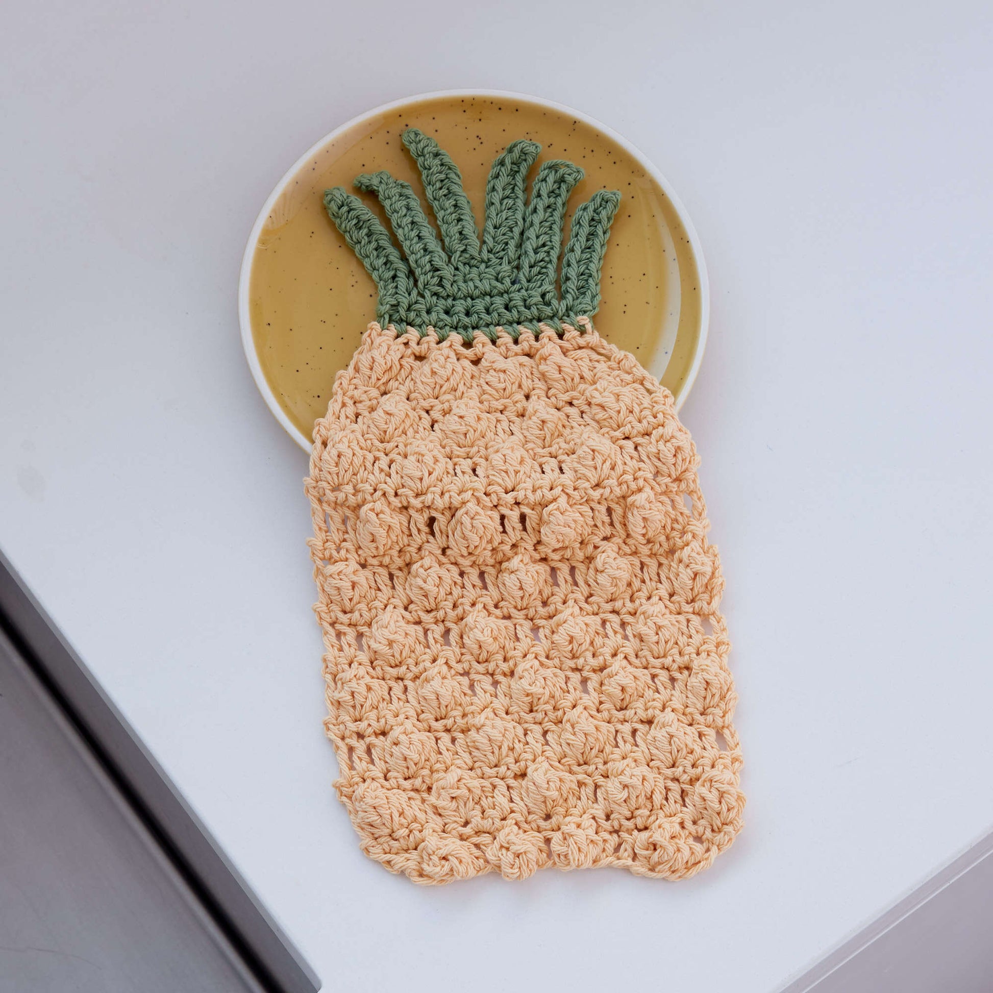 Free Lily Sugar'n Cream Pineapple Dishcloth Crochet Pattern