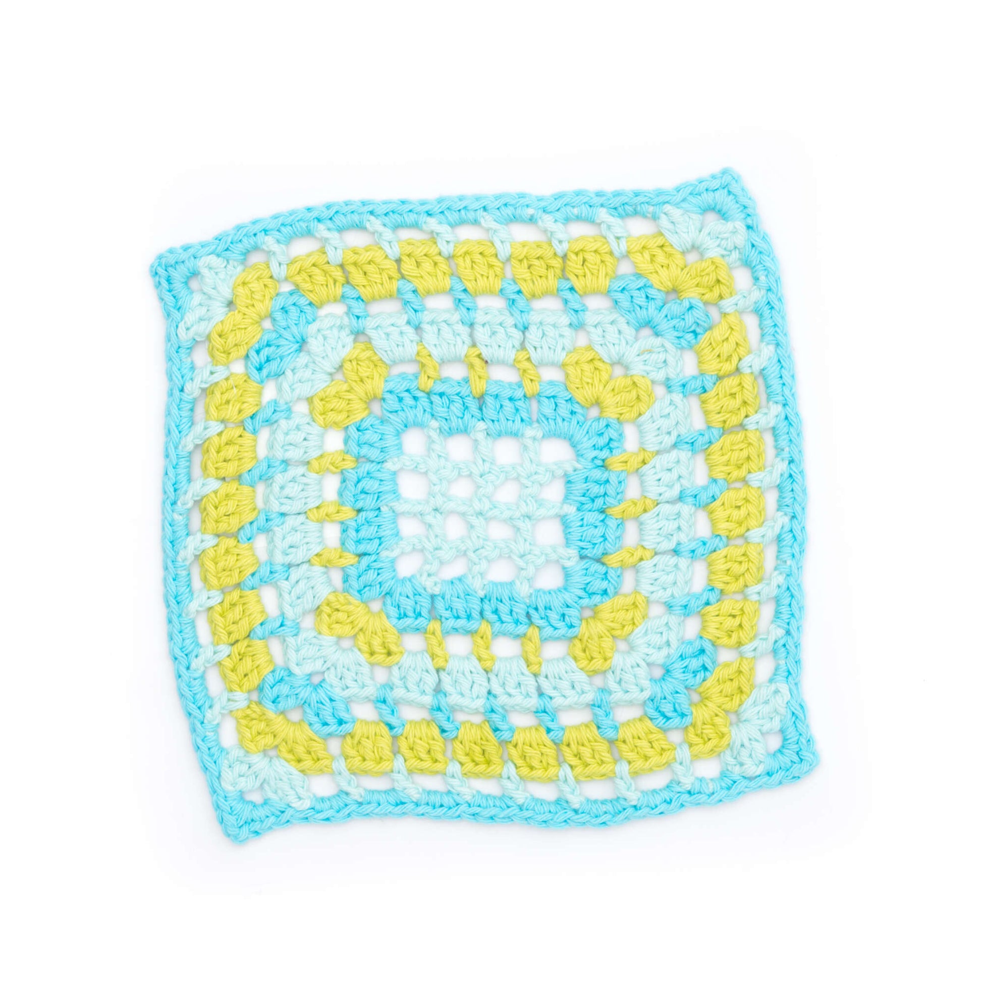 Free Lily Sugar'n Cream Sea Shades Dishcloth Crochet Pattern