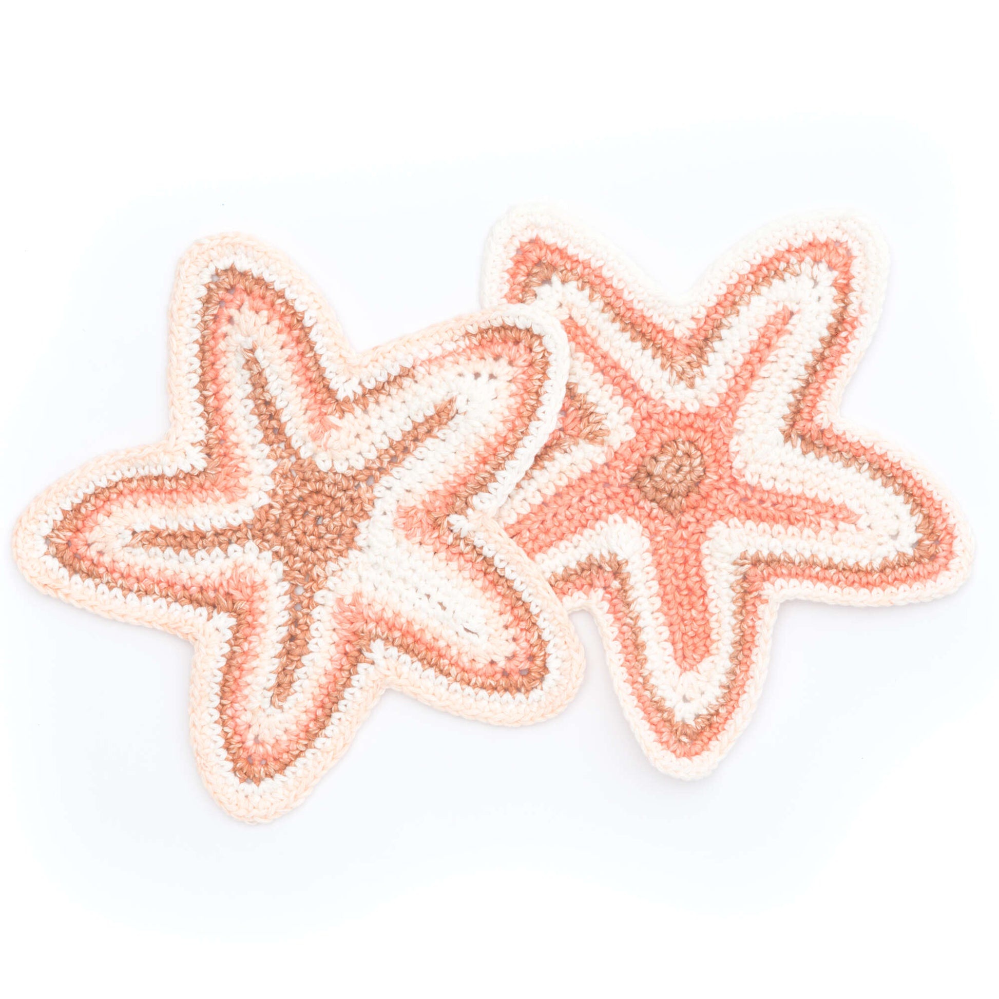 Free Lily Sugar'n Cream Starfish Dishcloth Crochet Pattern