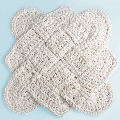 Lily Sugar'n Cream Sailor's Knot Dishcloth Snow