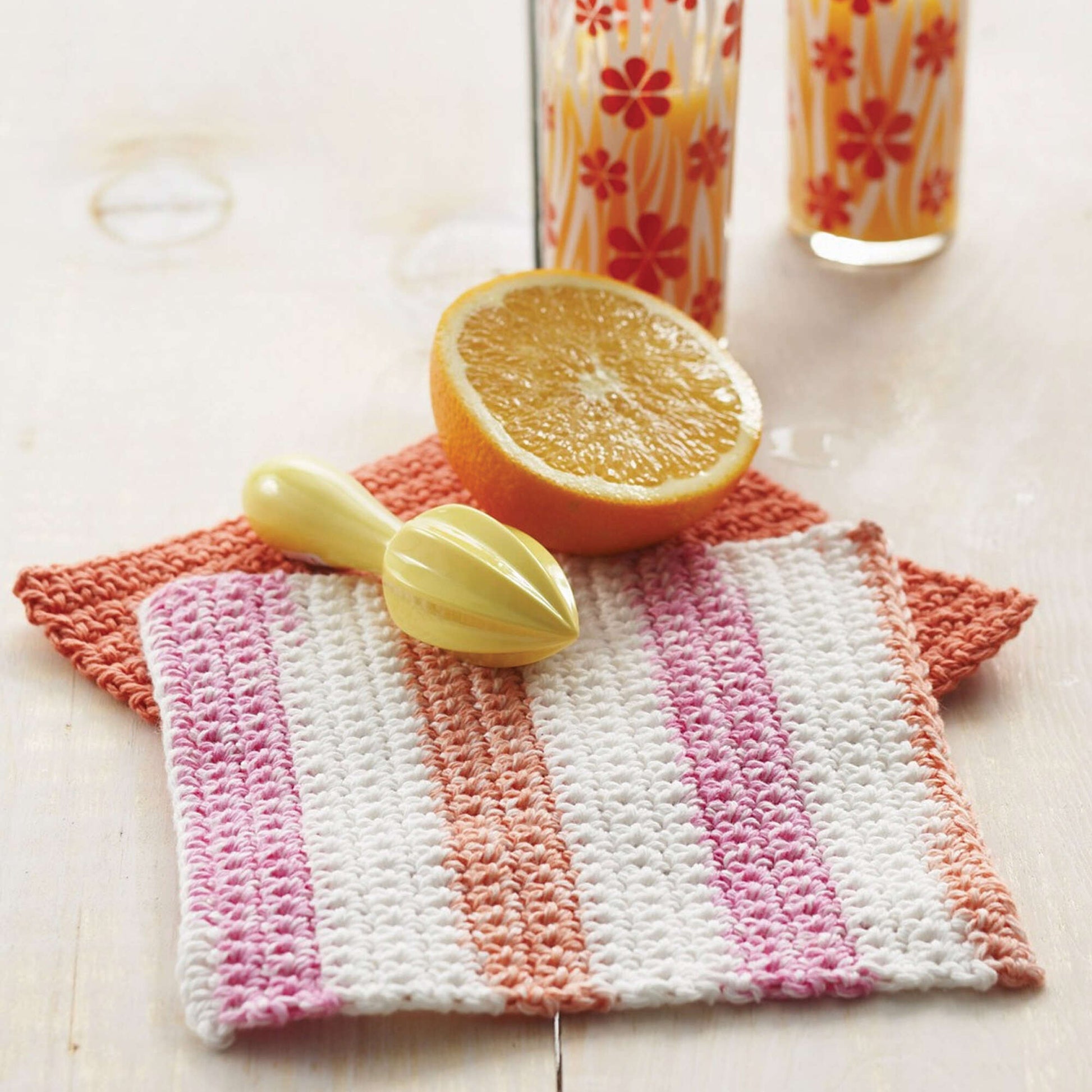 Free Lily Sugar'n Cream Basic Dishcloth Crochet Pattern