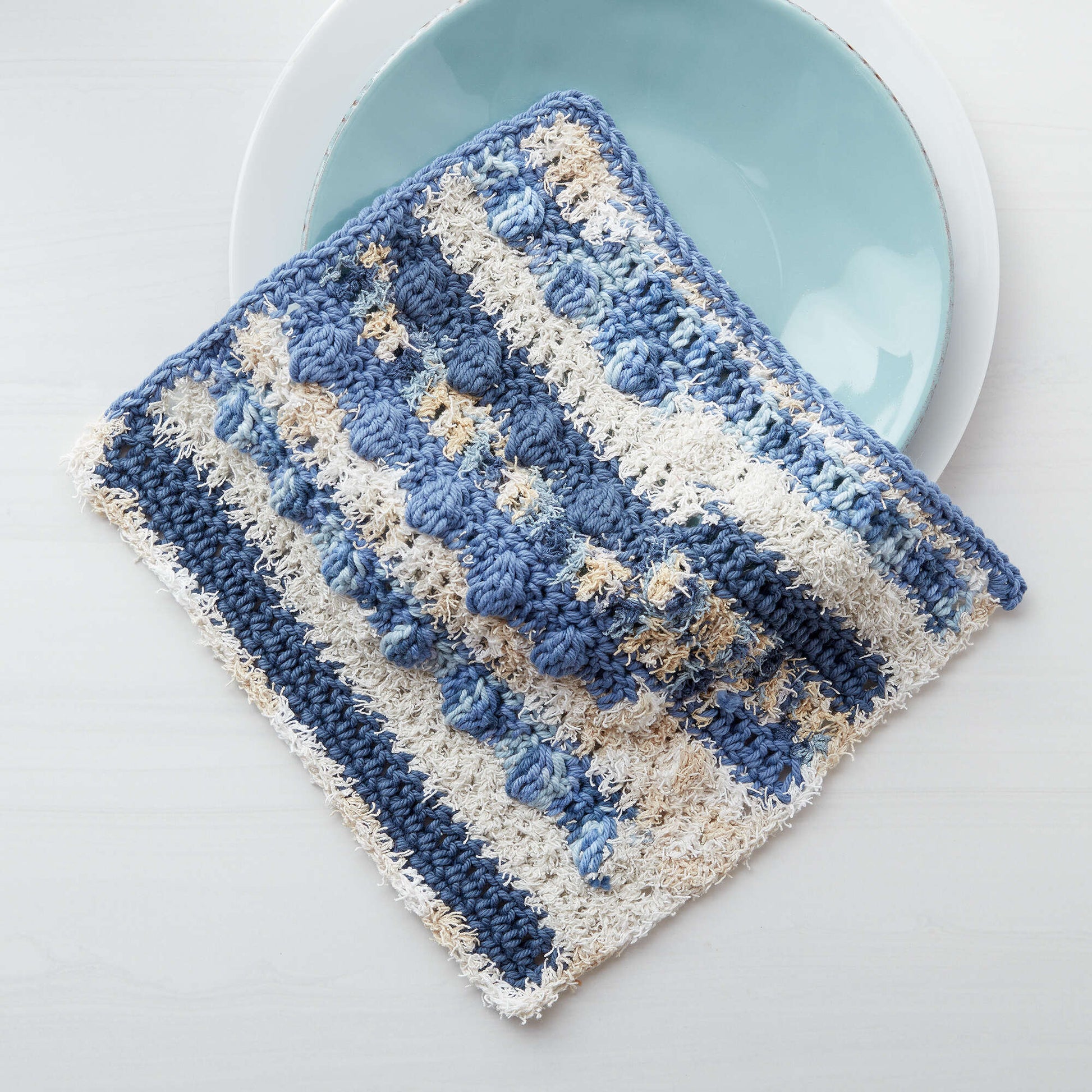 Free Lily Sugar'n Cream Scrubbing Bobbles Crochet Dishcloth Pattern
