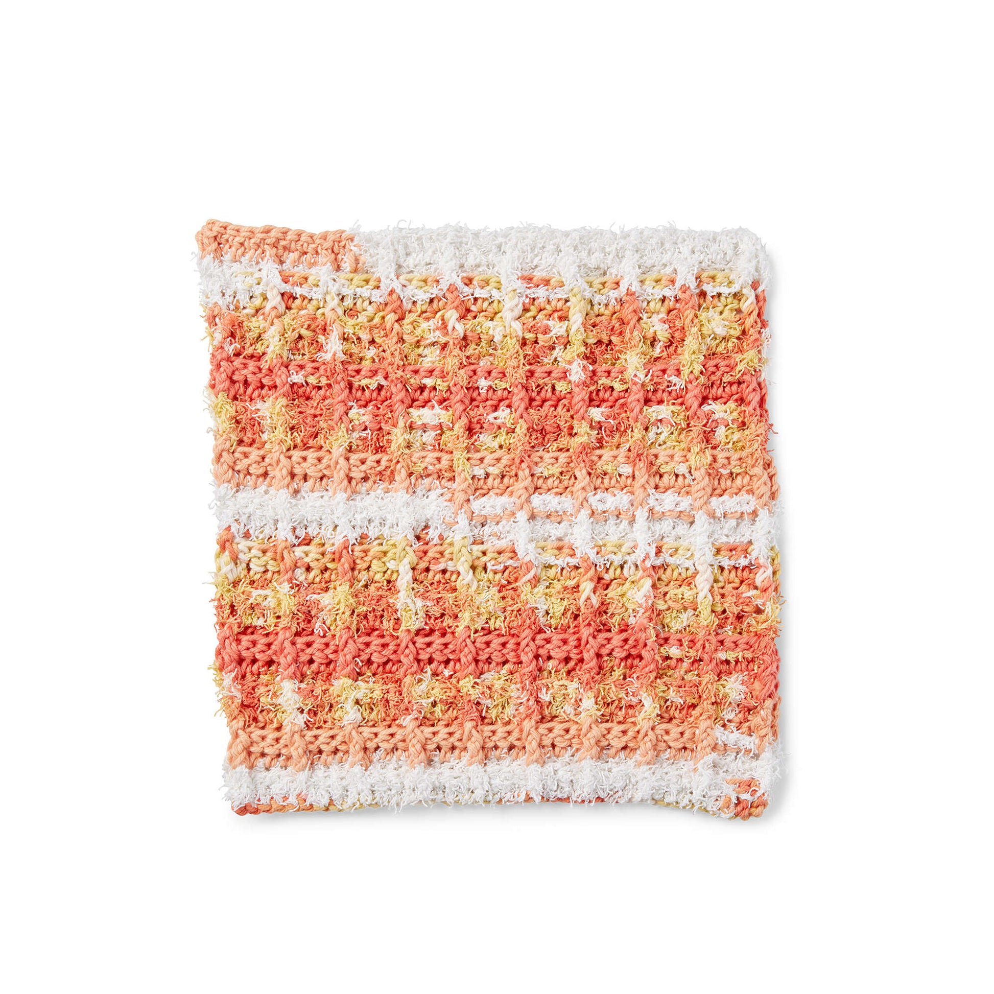 Free Lily Sugar'n Cream Scrubbing Waffle Crochet Dishcloth Pattern